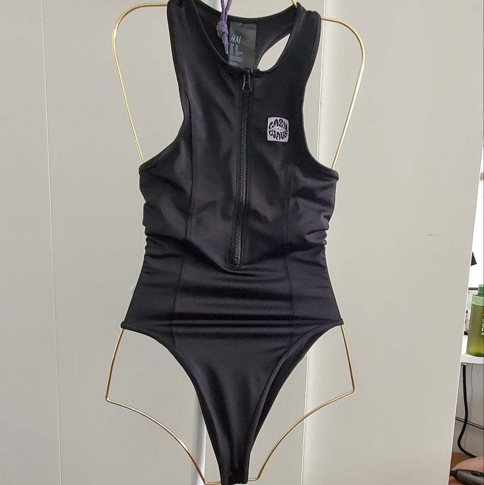Black one piece Swimsuit